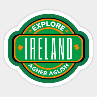 Agher Aglish, Ireland - Irish Town Sticker